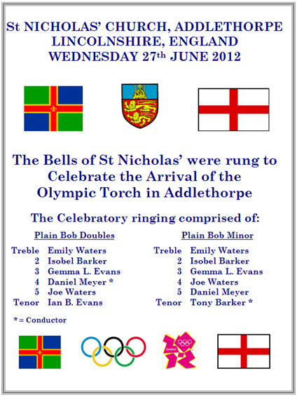 Addlethorpe Olympic Ringing